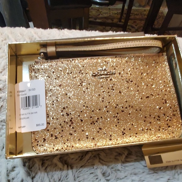 Coach wristlet Star Glitter Small Wristlet F38641 - Picture 6 of 7